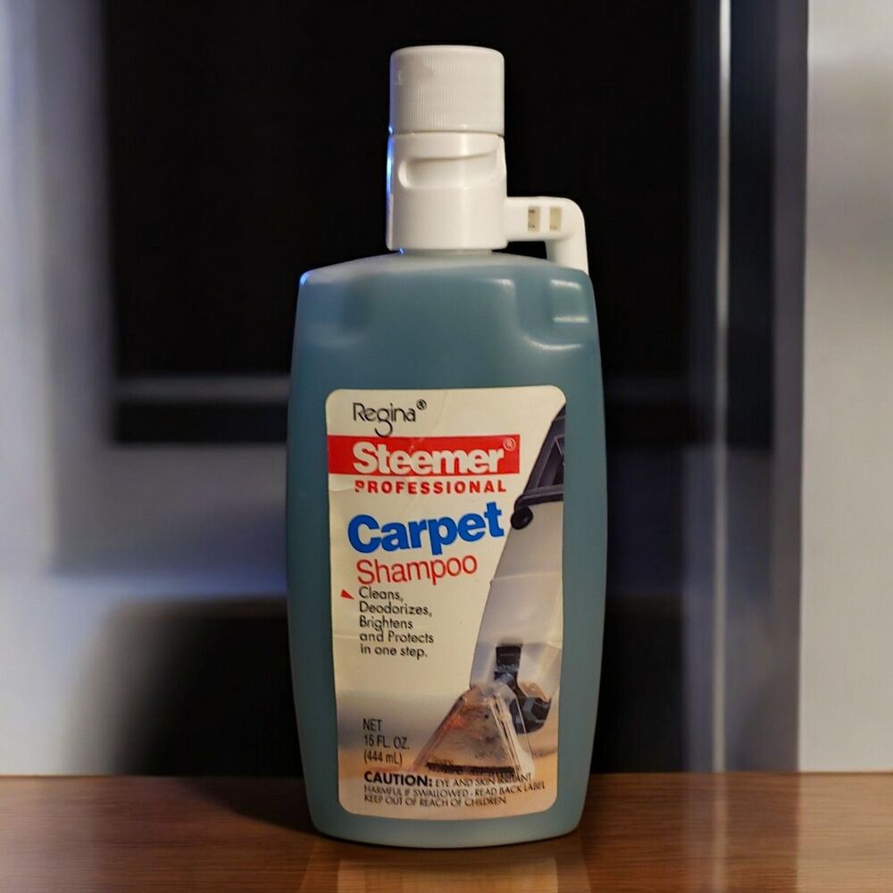 1991 Regina Steamer Carpet Cleaner Professional Carpet Shampoo 15 oz Bottle NOS